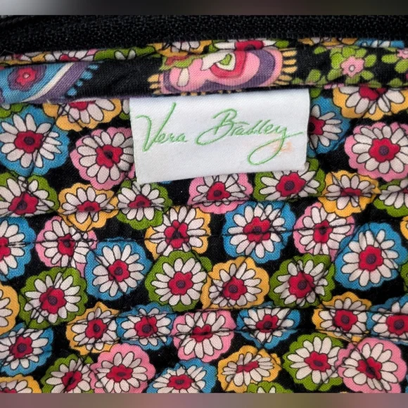 Vera Bradley Symphony in Hue Quilted Floral Paisley Backpack Bag Purse - Picture 8 of 12